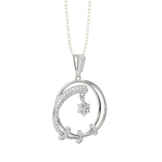 Logan Round Diamond Pendant